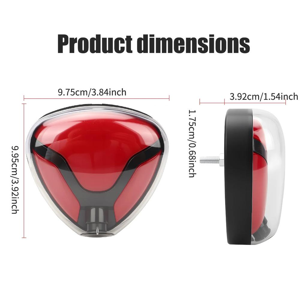 Motorcycle LED Turn Signal Lamp Brake Lights Safety Warning Flash Tail Light 22SMD Projection Light Anti Rear End Collision 12V