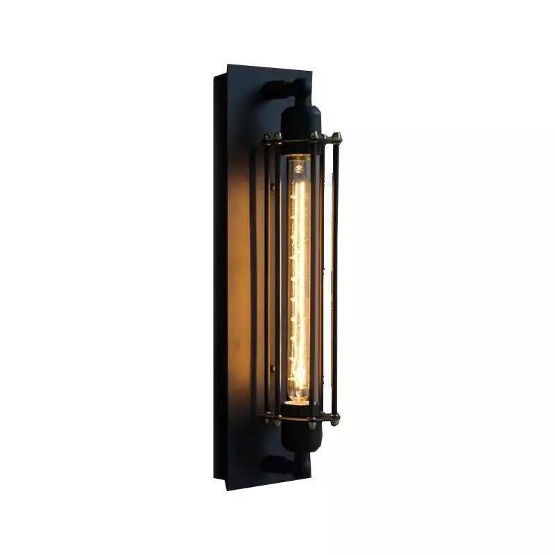 Industrial Vintage Iron Wall Lamp for Corridor or Bedside