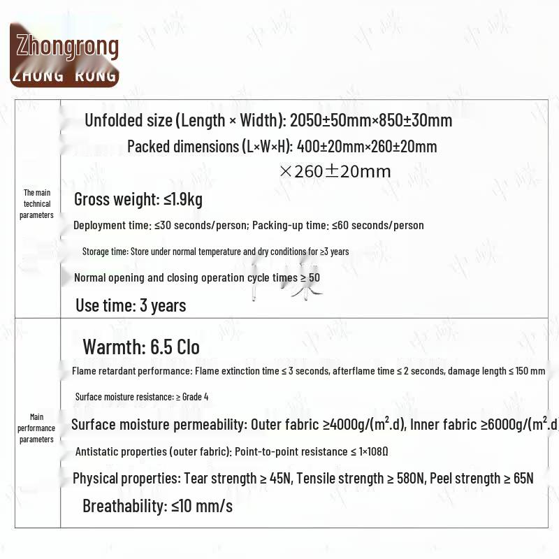 Zhongrong Waterproof Goose Down Sleeping Bag