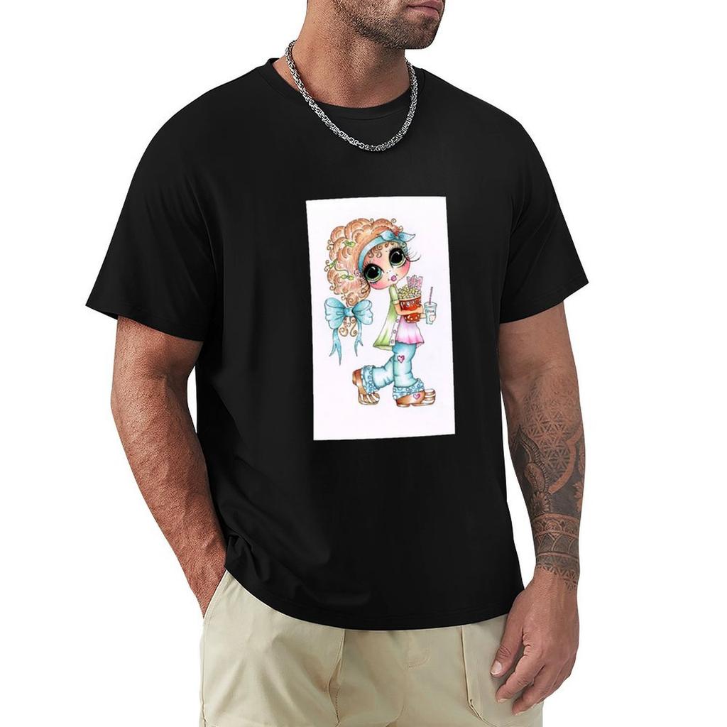 Sherri Baldy My-Besties TM Movie Night T-Shirt quick-drying cute clothes anime graphic t shirts vintage t shirt men