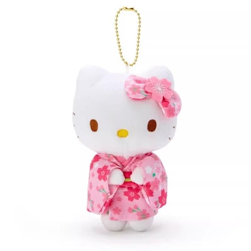 Keychain Plush Kimono Pendant Bag Decoration Tourist Gift Souvenir