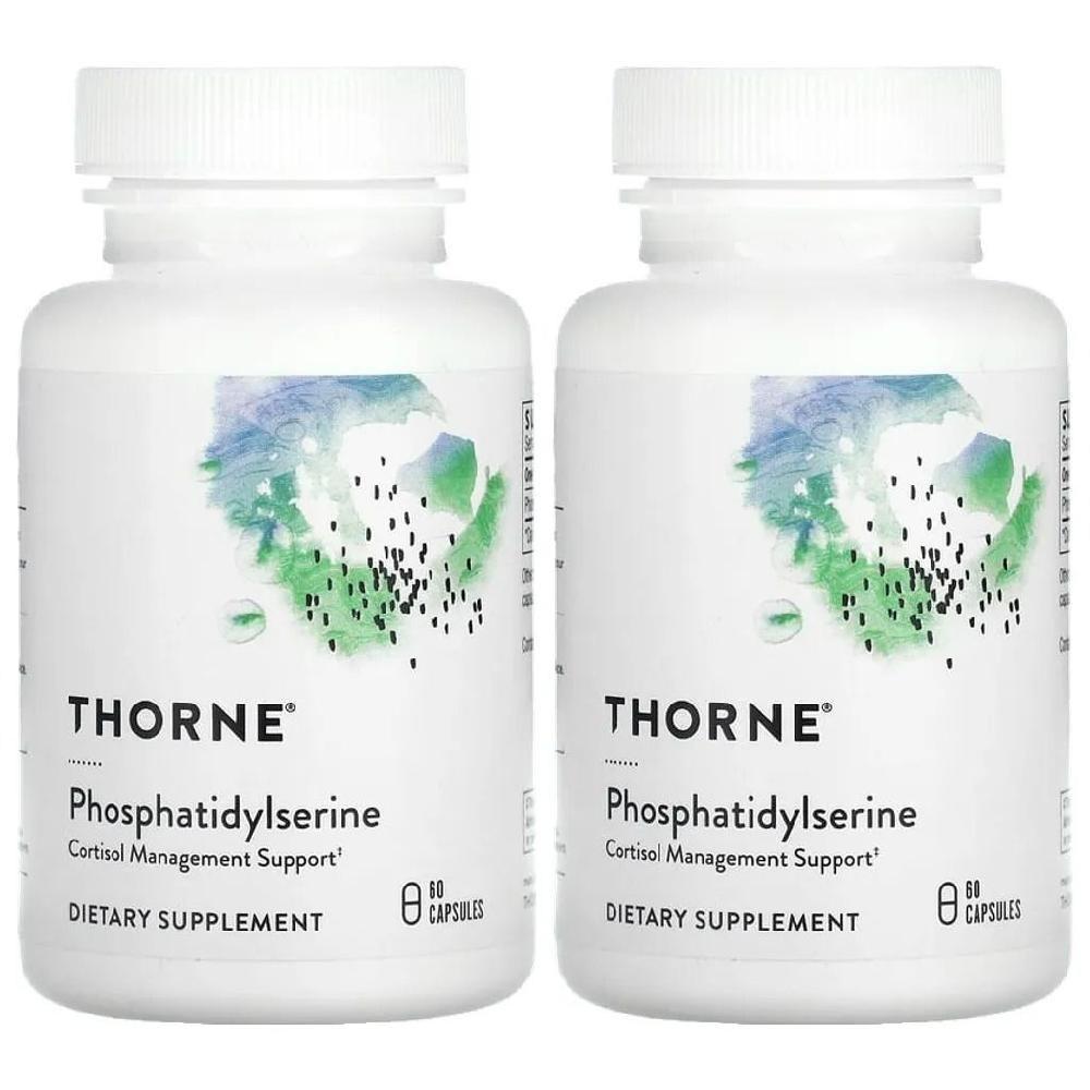Thorne Research Phosphatidylserine 100mg 60 Capsules 2 Bottles