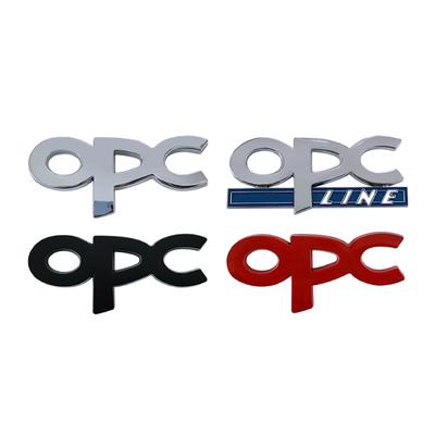 3d Metal Logo OPC Emblem Car Trunk Fender Badge For Insignia Corsa E Astra H J D Zafira Vectra OPC Line Sticker Accessories