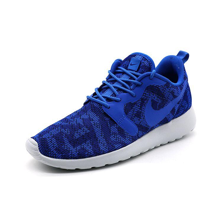 Nike Roshe One Comfortable Sports Fabric Shock Absorption Breathable Lightweight Durable Slip-Resistant Low-Top Running Shoes 705217-401