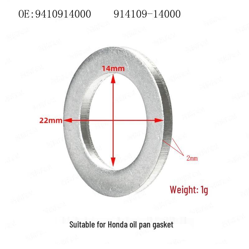 Прокладка-шайба сливной пробки Honda/Acura для Accord и Civic (94109-14000)