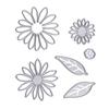 6Pcs/set Daisy Flower Metal Cutting Dies Embossing Stencils for DIY Scrapbooking Photo Album Decorative Paper Cards Making Tool