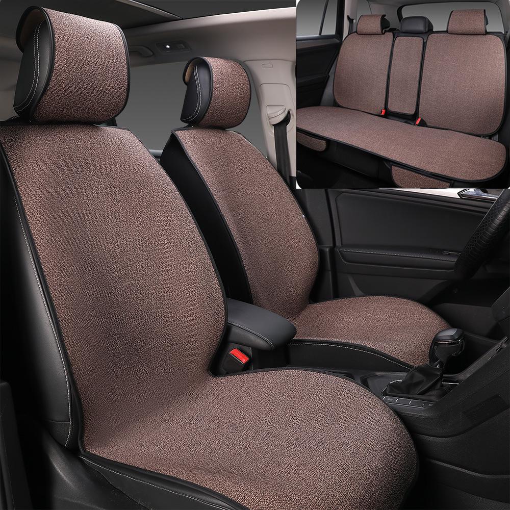Universal Cotton Linen Car Seat Cushion for Buick Excelle, Regal, LaCrosse, Excelle GT, Encore - All Seasons.