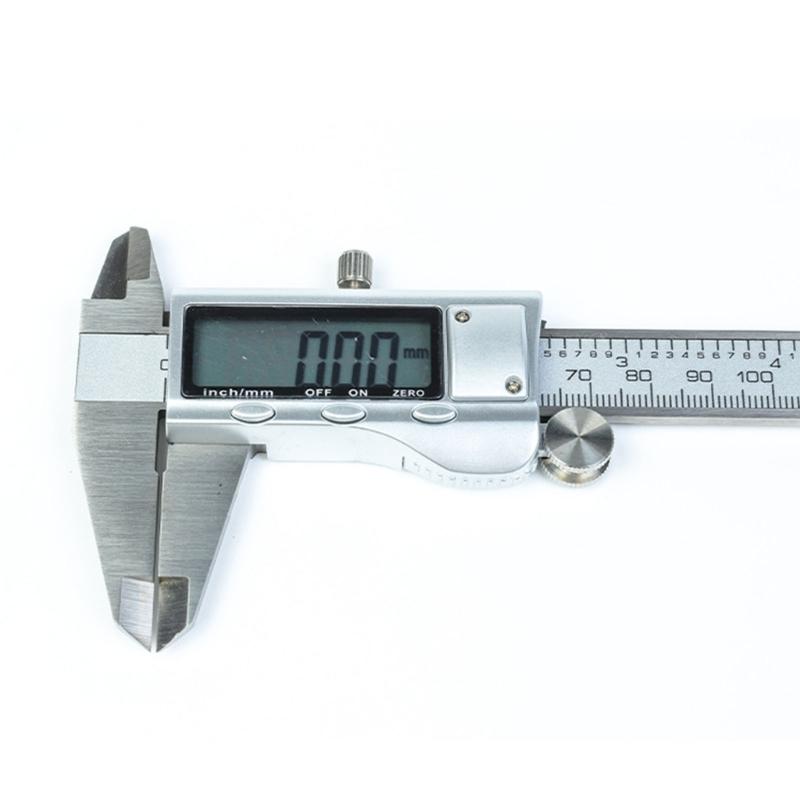 Electronic Digital Caliper Measuring Tool,150mm 6'' Metal Construction with Large LCD Screen Quick Changes Button