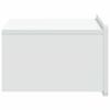 Wall Mounted Nightstand White 49 x 34.5 x 24 cm Engineered Wood