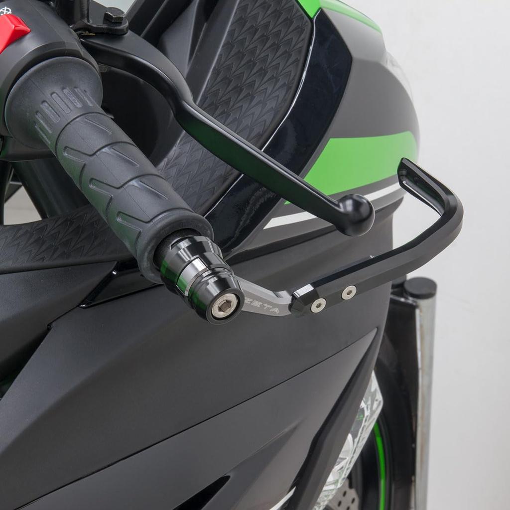 ZETA RACING General Purpose Inner Diameter Lever Guard Titanium Color 1 Piece Set On Each Side Universal Left and Right Common High Strength Duralumin