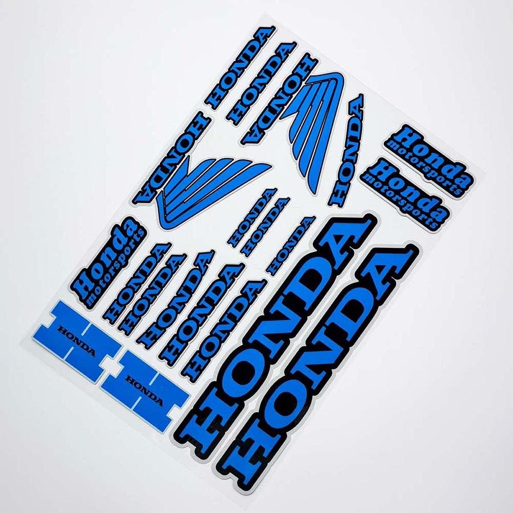

Motorcycle Reflective Stickers for HONDA Motorsports Wings of Dreams Decor Decals Fuel Tank Tail Box Helmet Modification
