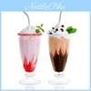 Stainless Steel Reusable Milk Tea Coffee Straws Set For Adults