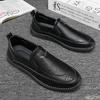 Fashion New Chef Men's Shoes Summer Breathable Lazy Flats Waterproof Anti Slip Work Shoes Casual Comfortable Leather Shoe Zapatos Homme