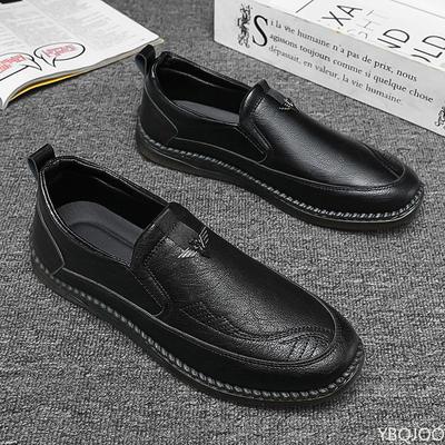Mode Neue Koch Herrenschuhe Sommer atmungsaktive faule Flats Wasserdicht rutschfest Arbeitsschuhe Lässiger bequemer Lederschuh Zapatos Homme