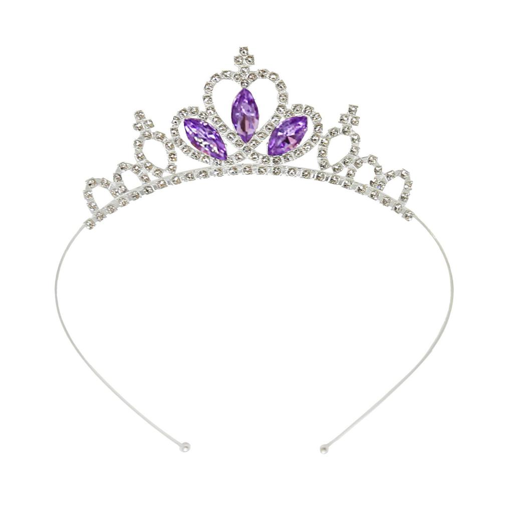2024 Frozen Princess Crown Headgear Girls Birthday Gift Hair Accessories Fashion Headband Delicate Elsa Crown
