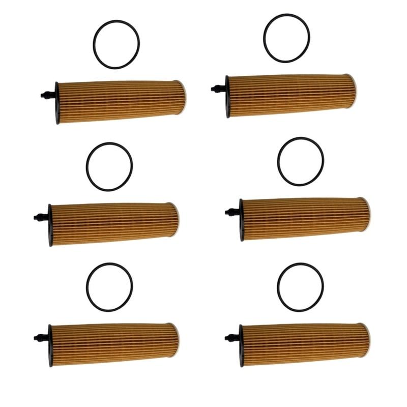 1/6/10 Stück A6541801100 Motorölfilter-Kit für Mercedes Benz C180d c220d E300D E220D S350D S400D W205 W247 C180d 6541801100