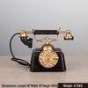 Retro All-Metal Telephone Model: Home Decoration & Wine Cabinet Ornament