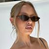 New Retro Oval Small Frame Fashionable Women's Glasses Fashionable High-end Casual Street Pography Glasses