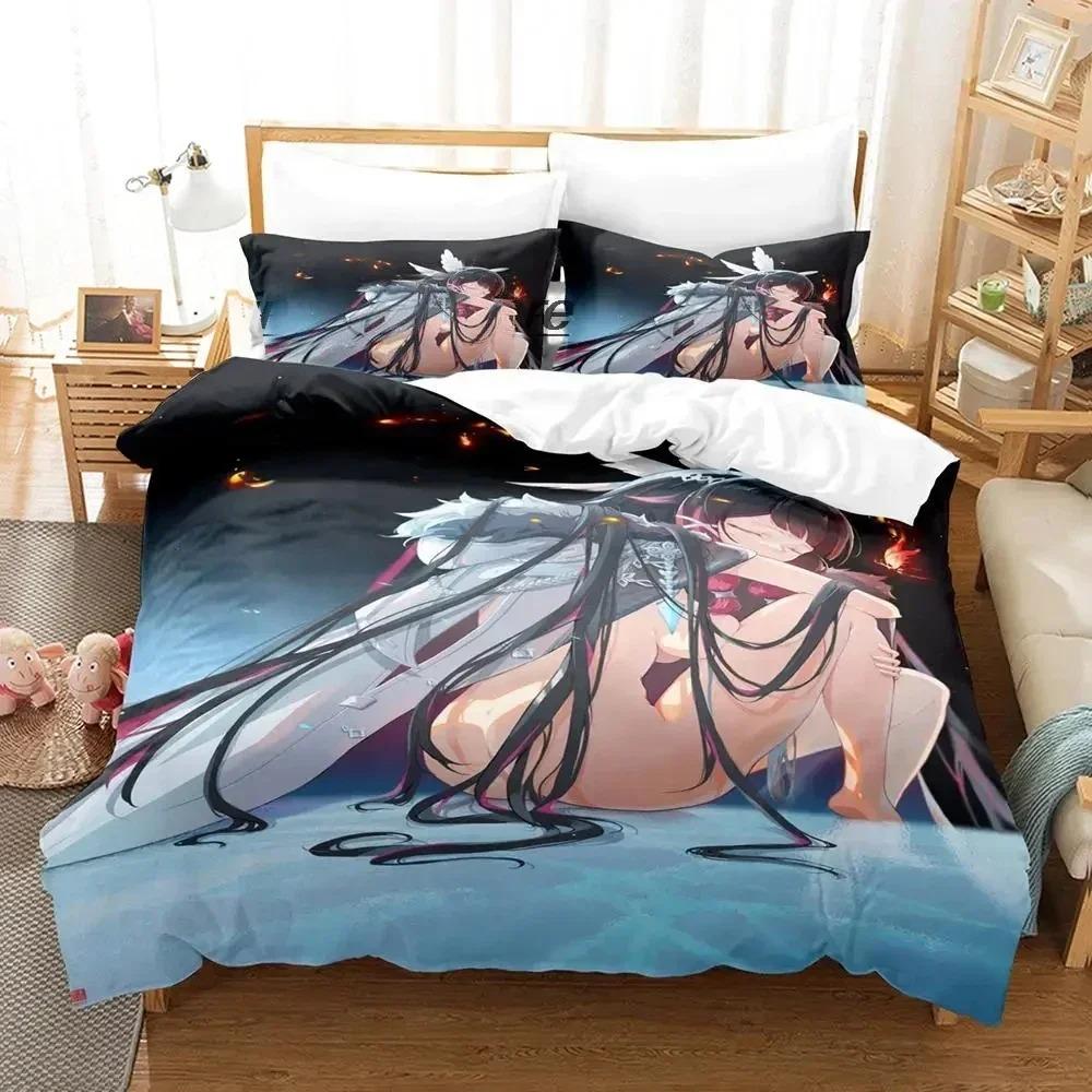 Genshin Impact Columbina Bedding Set For Bedroom Soft Modern Bedspreads Comefortable Kids Duvet Cover Quilt Cover And Pillowcase