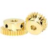 Copper 0.6 Module 16-59 Tooth National Standard Cylindrical Motor Gear Set
