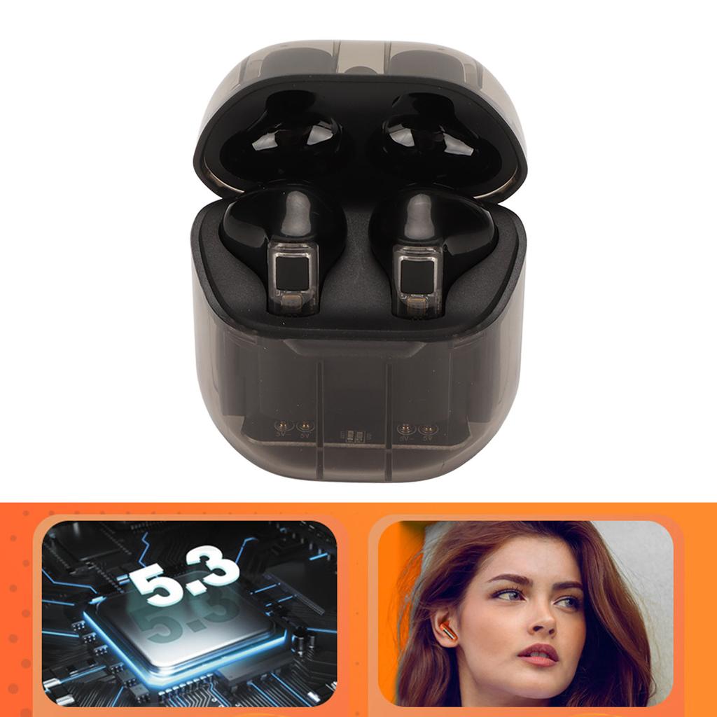 Wireless   Earbuds Translucent Body Design Low Latency 2 Way   Game Sports Earbuds for Outdoor