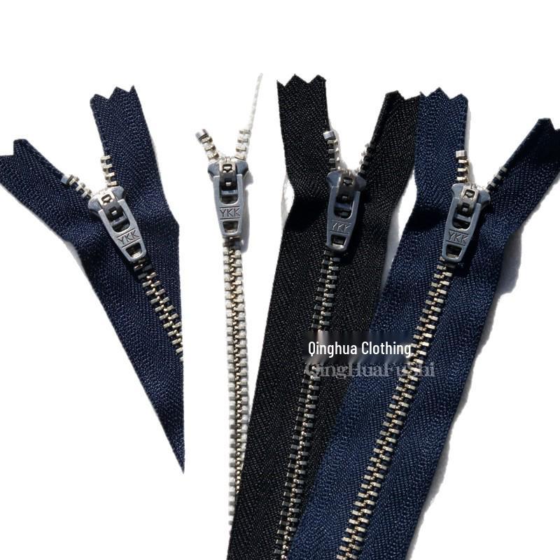 Copper White Brass Silver Zipper Pull for Denim, Leather Bags, Dress Pants, and Jeans Fly
