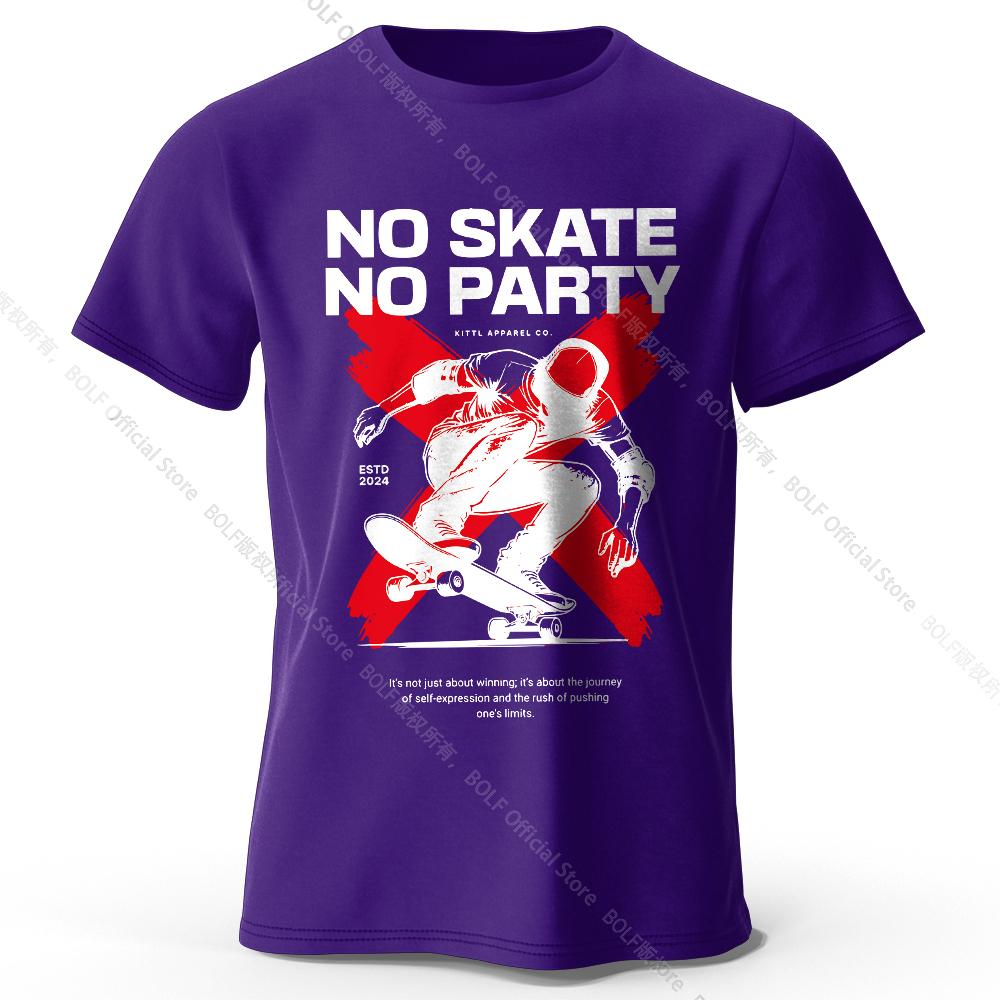 Skateboard Grafik T-Shirt 100% Baumwolle Urban Streetstyle Tee für Männer und Frauen Lässige Skatewear