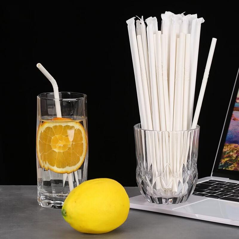 Fangcaodi Individually Wrapped Paper Straws