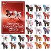 2026 Adventskalender Pegasus Akrylfigur Set 2D Platt Väggdekor Roliga Samlarobjekt för Barn Färgstarka Fantasidekorationer för Rum Fest & Gåvor