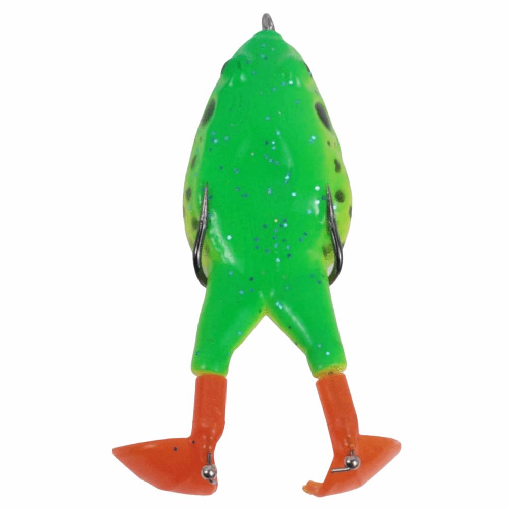 5PCS 12cm 9g Topwater Frog Lures Floating Simulation Fishing Lure Lifelike Frog Lures  For Bass