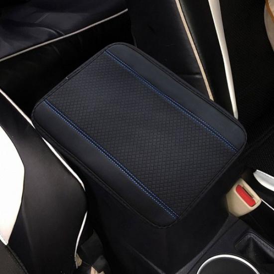 In-Car Armrest Pad Cover Center Console Box PU Leather Cushion Mat Accessories