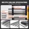 Rolling Mill, 2.95"/75 Mm Jewelry Rolling Mill Machine, 1: 2 Gear Ratio, 3-in-1 Multi-function Rolling Mill, 0.03-6.5mm Press Thickness for Metal
