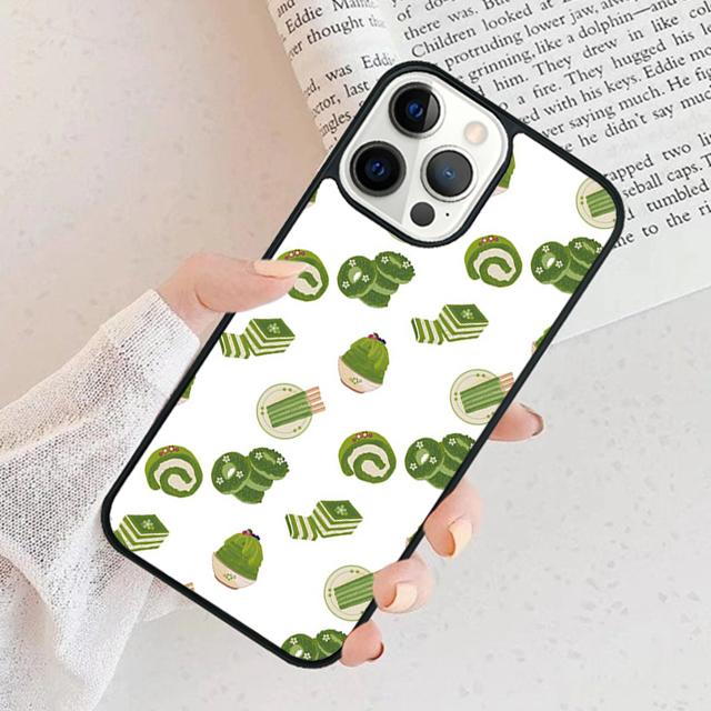 

Matcha Cake Phone Case For iPhone 17 Air 15 16 Cover 11 13 14 Pro Max 12 Plus Max Fundas iPhone 13pro max