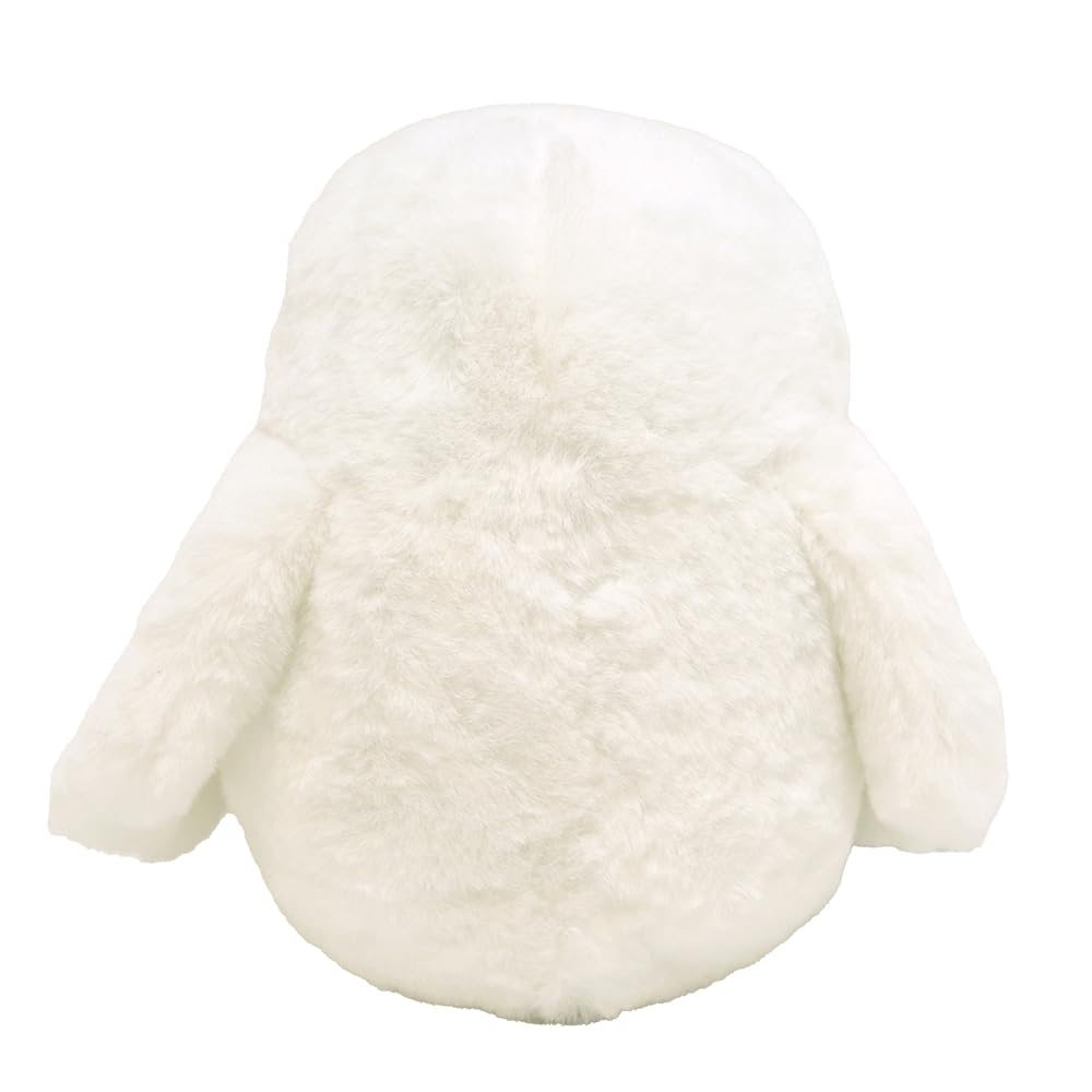 Sunlemon Koromoffuru Owl WH 17 x 16 x cm Plush Animal Cute 12.5 P-2253