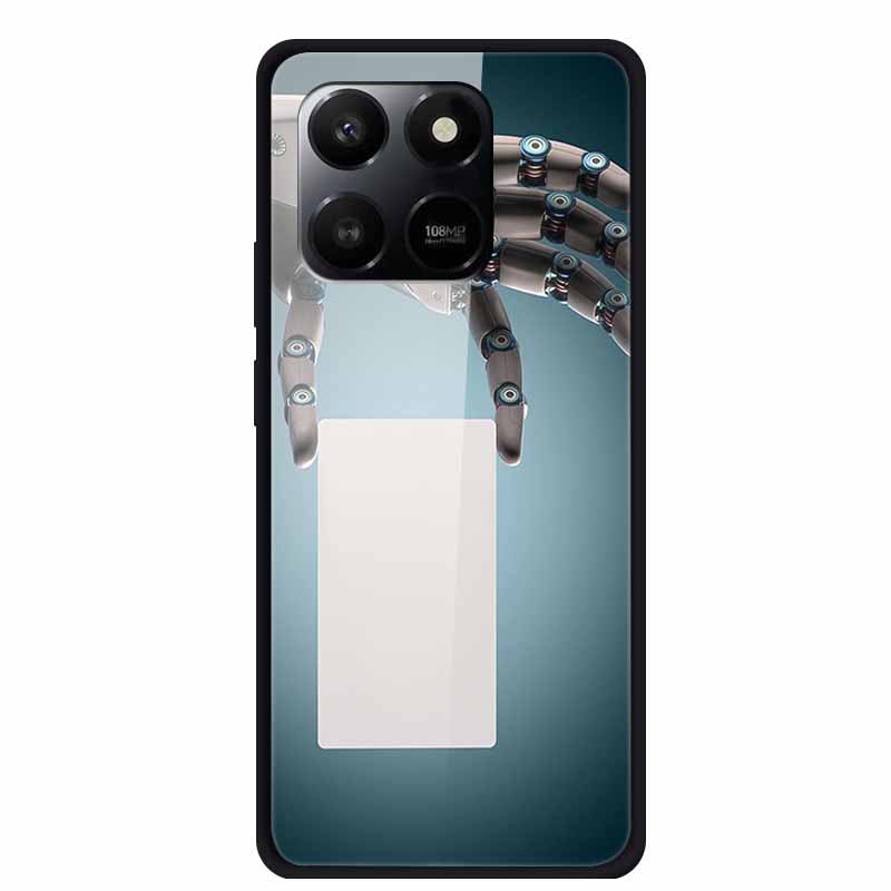 Glass Case For Honor X7d Play 10T 5G Case Soft Bumper Hard Tempered Glass Back Cover For Honor 400 Smart 2025 Phone Cases Fundas