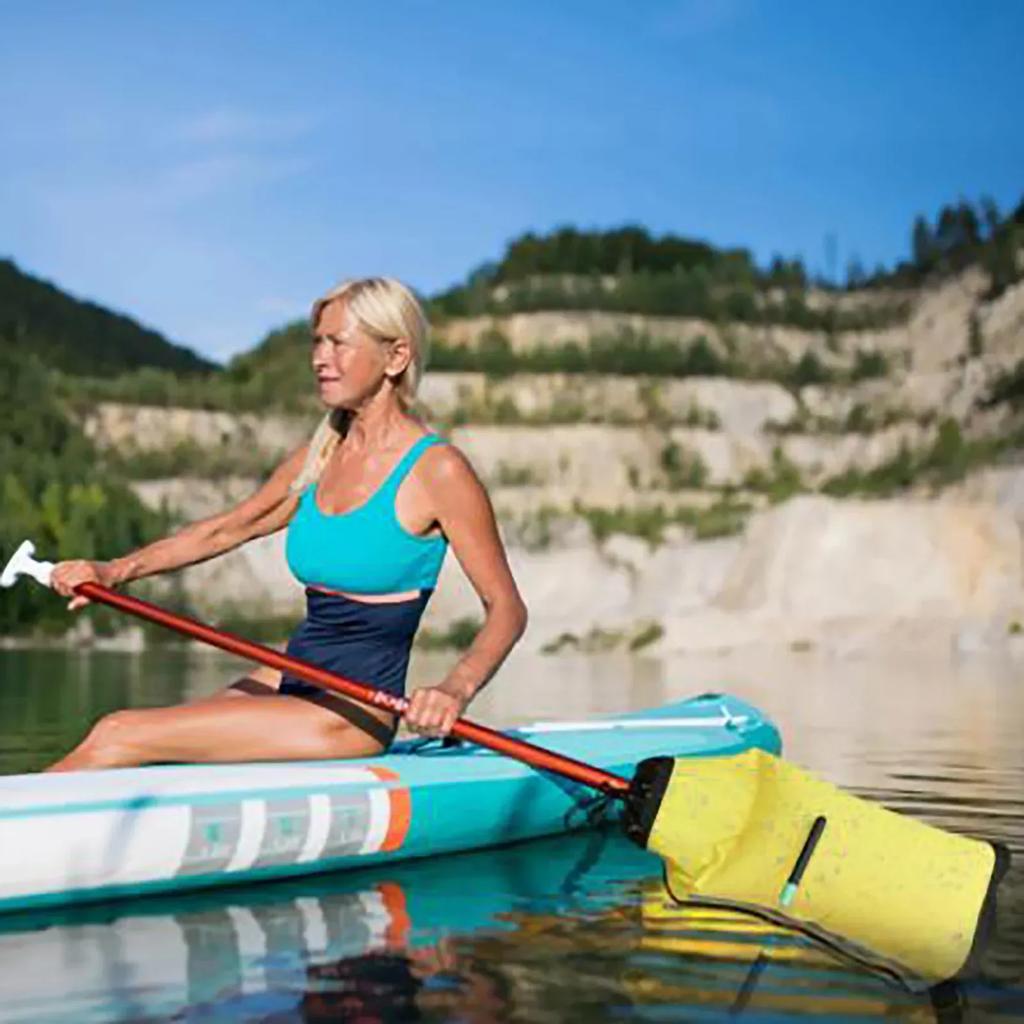 Collapsible Paddle Bag Float Self-rescue Buoyancy Airbag Reflective Strip Safety Kayaking Aid