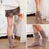 Women's Ruffled Lace Bubble Calf Socks - Girlish Long Slouch Style