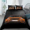 Antique Retro Car Gala Duvet Cover Set King Queen Double Full Twin Single Size Bed Linen Set