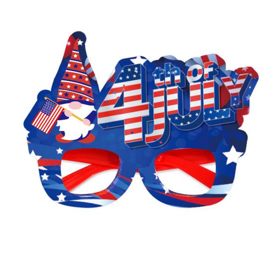 1/12 Pcs American Flag Glasses Memorial Day Patriotic Party Star And Stripes Glasses for 4th of July Celebration USA Veterans Day Decoration