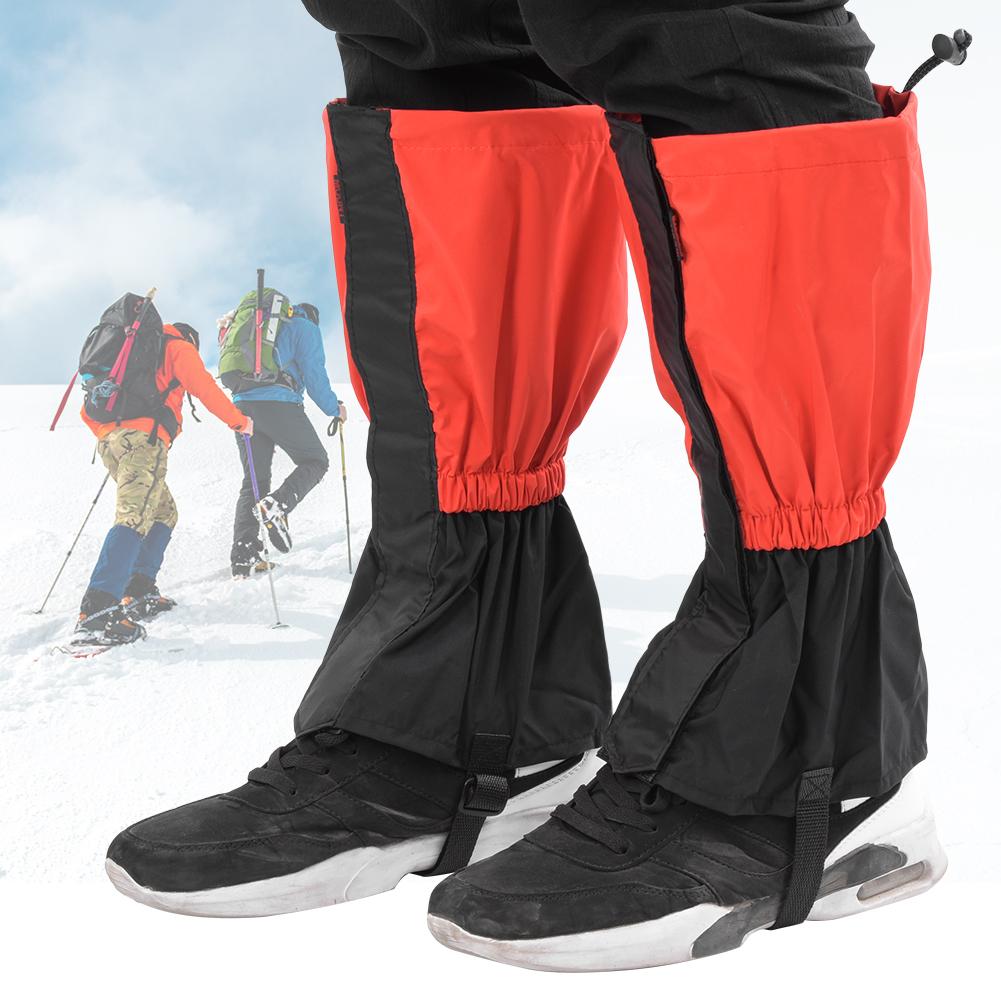1 Pair Waterproof Foot Cover Leg Wraps Mosquito Insects Prevention for Snow Camping Mountaineering