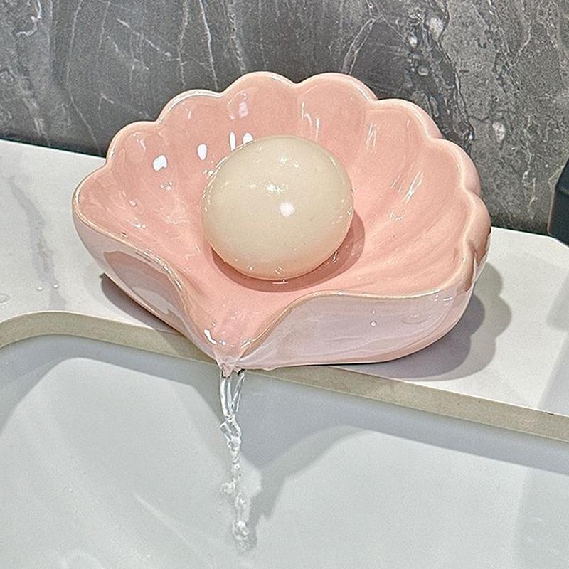 Kişiselleştirilmiş Yaratıcılık Banyo Sabunlukları Plastik Kabuk Sabun Kutusu Tuvalet Rafı Sabunluk Ev Tipi Lavabo Sabunları Drenaj Rafı