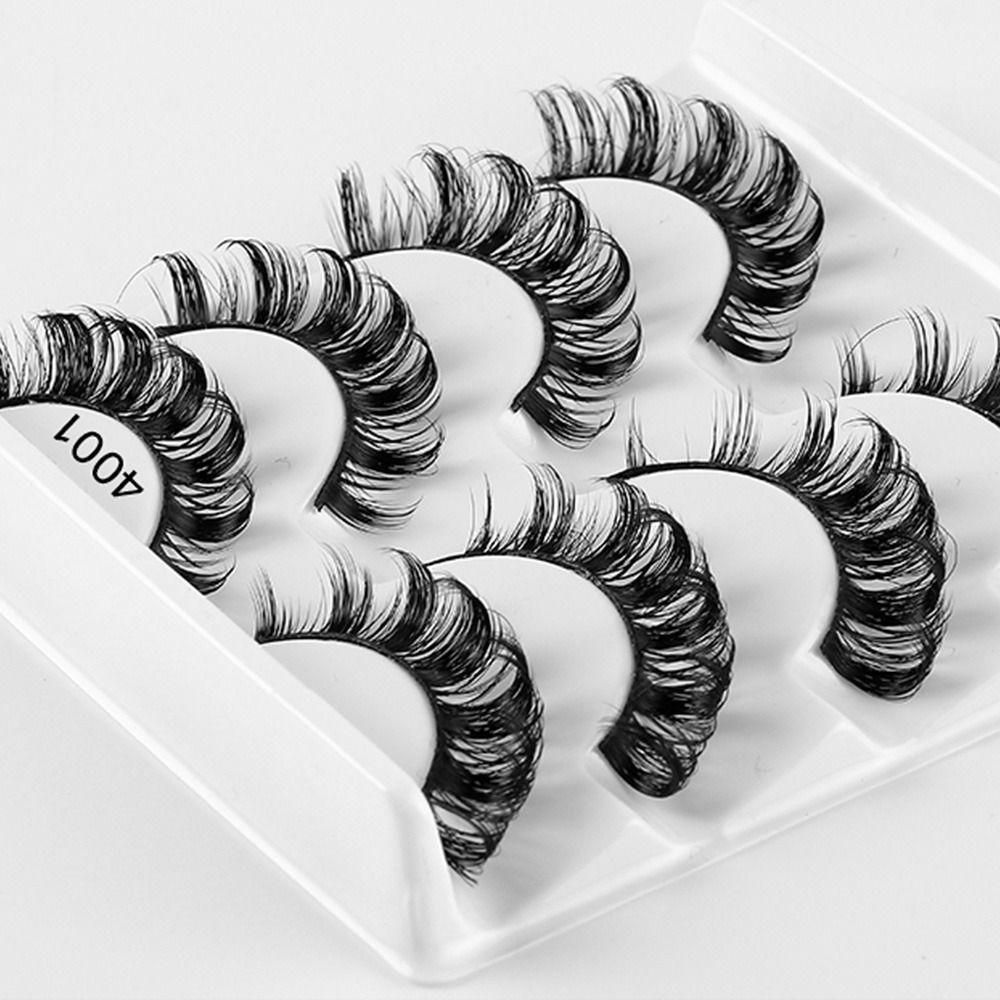 Sieht aus wie eine Wimpernverlängerung, flauschige falsche Wimpern, D-Curl-Russische Streifenwimpern, gefälschte Wimpern