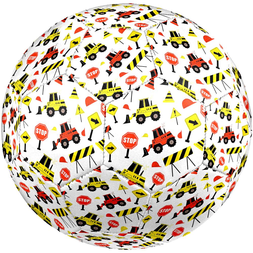 Excavator Theme Size 5 Soccer Ball, Suitable for Both Indoor and Outdoor Matches, a Gift Suitable for Everyone.