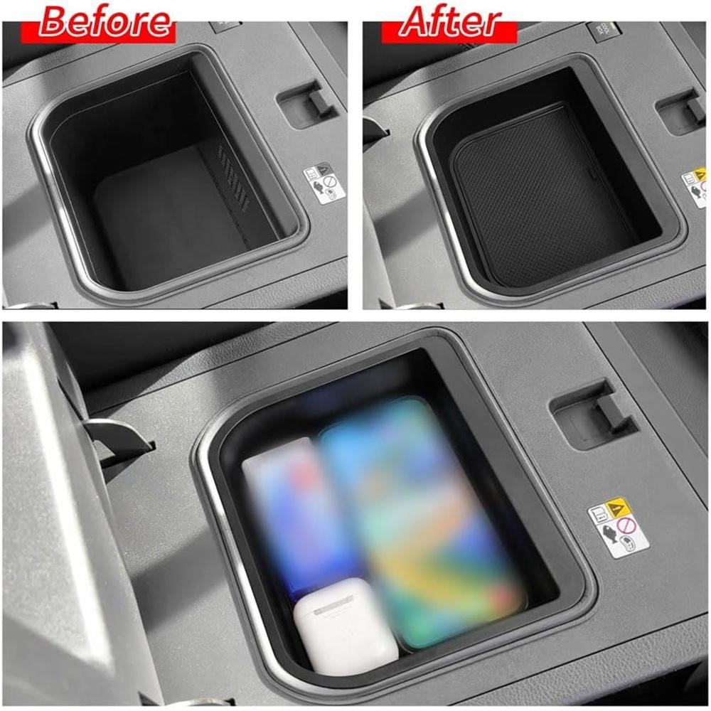 Armrest Storage Box Tray For Toyota Land Cruiser Prado 250 Lexus GX 550 2024-25