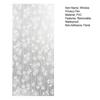 Floral Window Privacy Film Waterproof Frosted Static Cling Non-Adhesive Glass Door Privacy Film for Bathroom Bedroom Kitchen