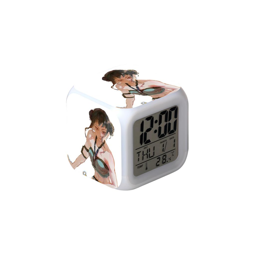 Colorful LED Night Light Alarm Clock Creative Holiday Gift For  Movie And TV