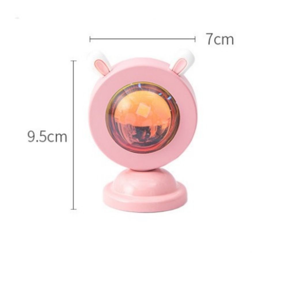 Portable Bedroom Projection Sunset Lamp Light Night Light Atmosphere Led Light Bedside Table Lamp
