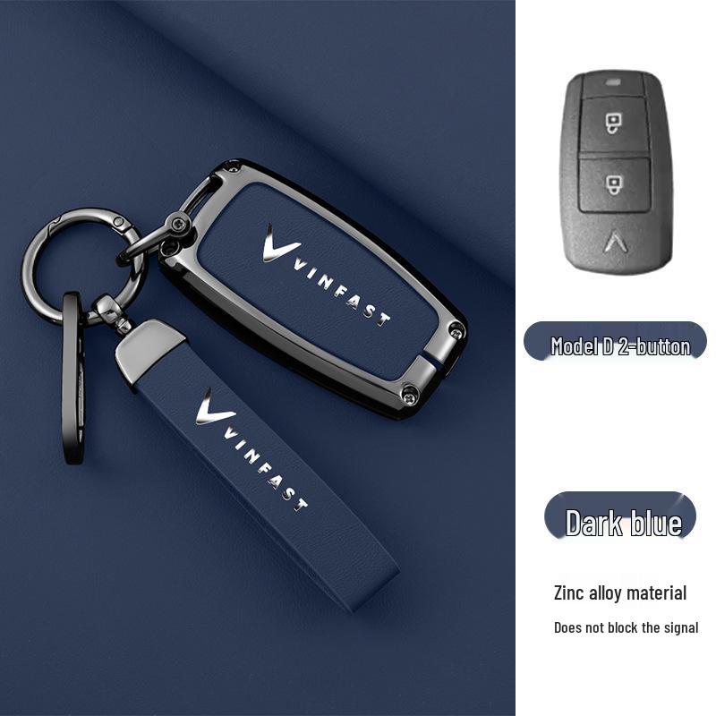 VinFast Key Cover & Metal Key Holder for VF5, VF8, and VF3 (Vietnam Edition)