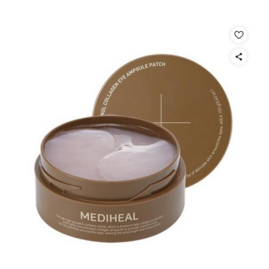 MEDIHEAL Retinol Collagen Eye Ampoule Patch Firming Care 60pcs