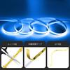 ShineBurky LED Strip Light, COB High Density, USB Powered, 2m, 10-Level Dimming, 320 LEDsm, Cuttable, Blue